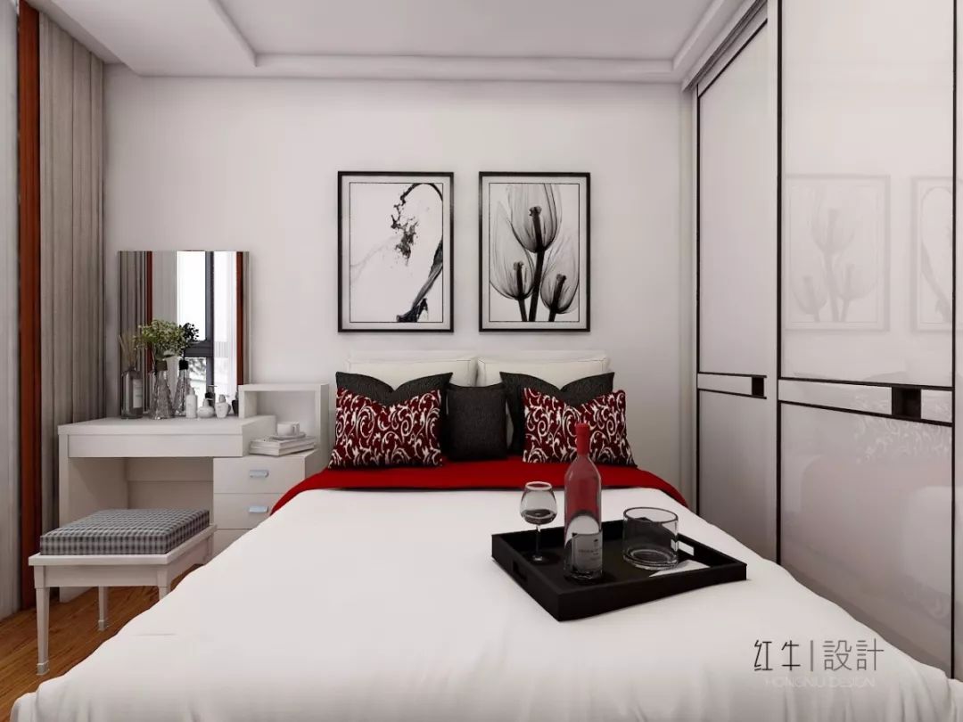 南京四季金輝90平米現(xiàn)代簡約風格裝修 跳躍色彩讓空間更靈動06