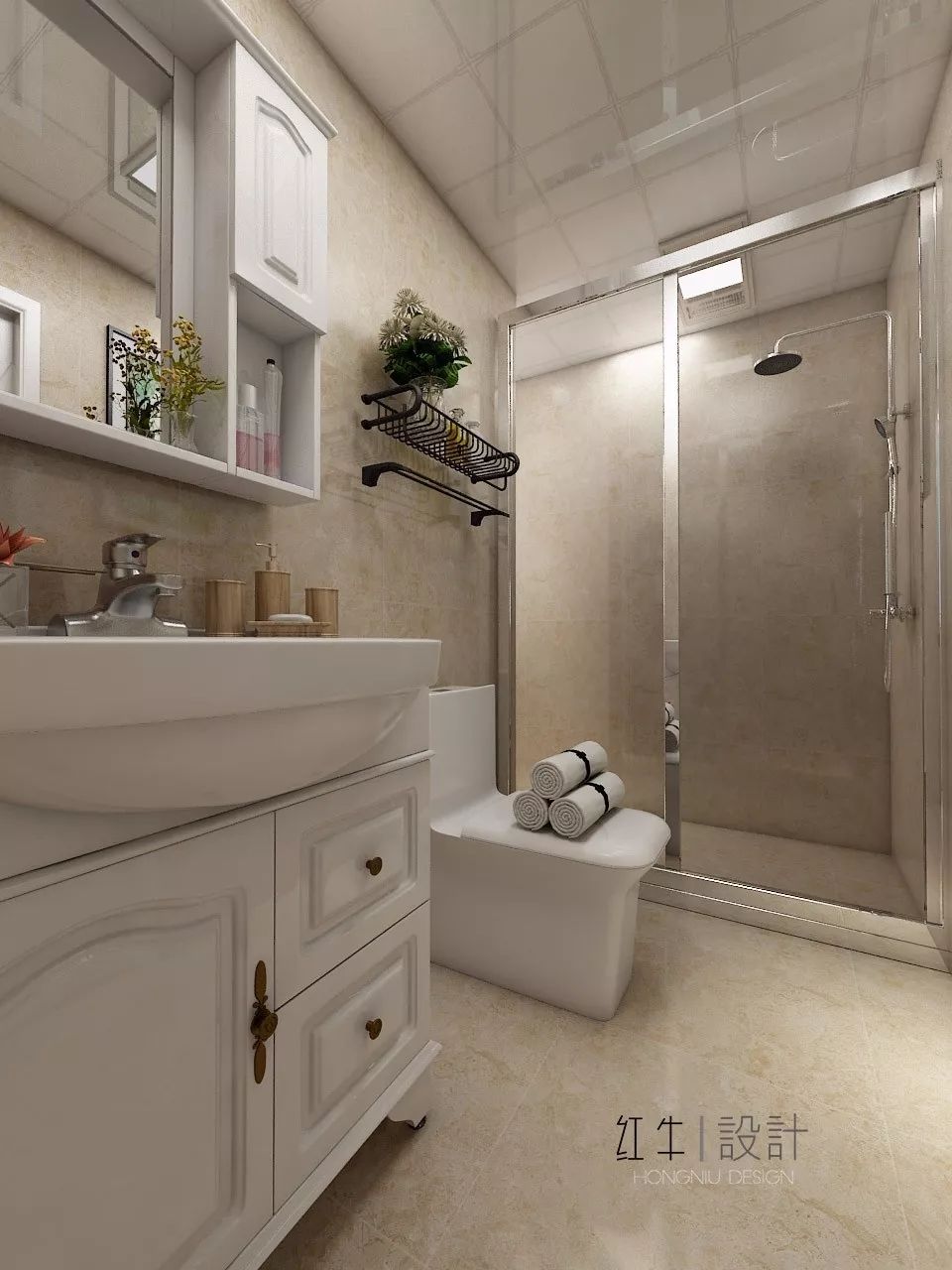 南京四季金輝90平米現(xiàn)代簡約風格裝修 跳躍色彩讓空間更靈動08