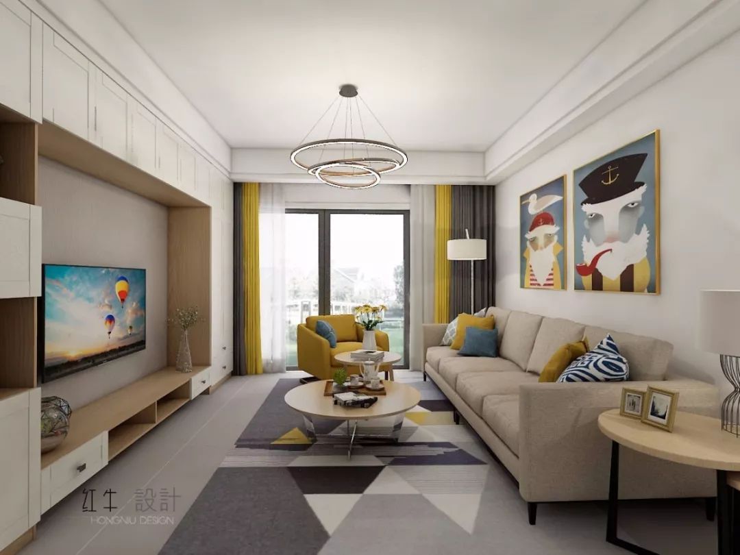 南京保利香檳國際126平米北歐風(fēng)格裝修 極致簡(jiǎn)潔01