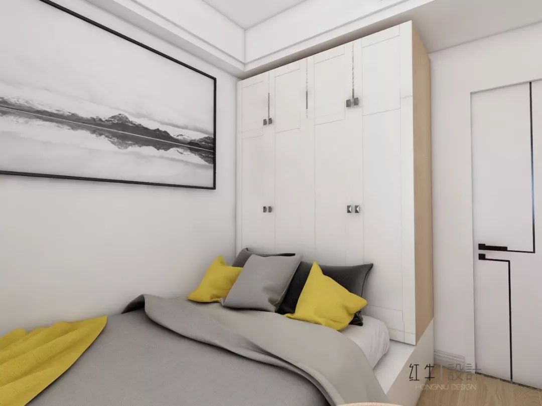 南京保利香檳國際126平米北歐風(fēng)格裝修 極致簡(jiǎn)潔07