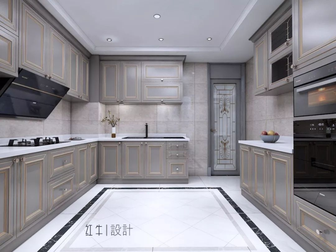 南京紫金未來城140平米簡約法式風格裝修  古典和現(xiàn)代的結(jié)合05