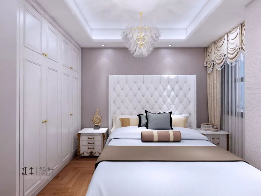 南京紫金未來城140平米簡約法式風格裝修  古典和現(xiàn)代的結(jié)合07