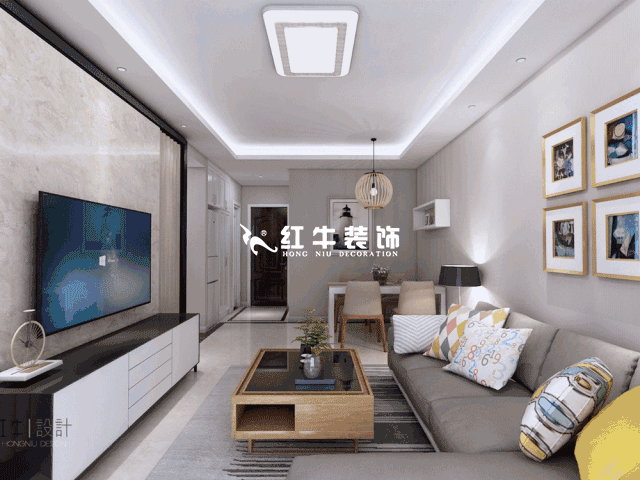 南京招商1872_89平米現(xiàn)代簡約風格裝修 簡約不簡單01