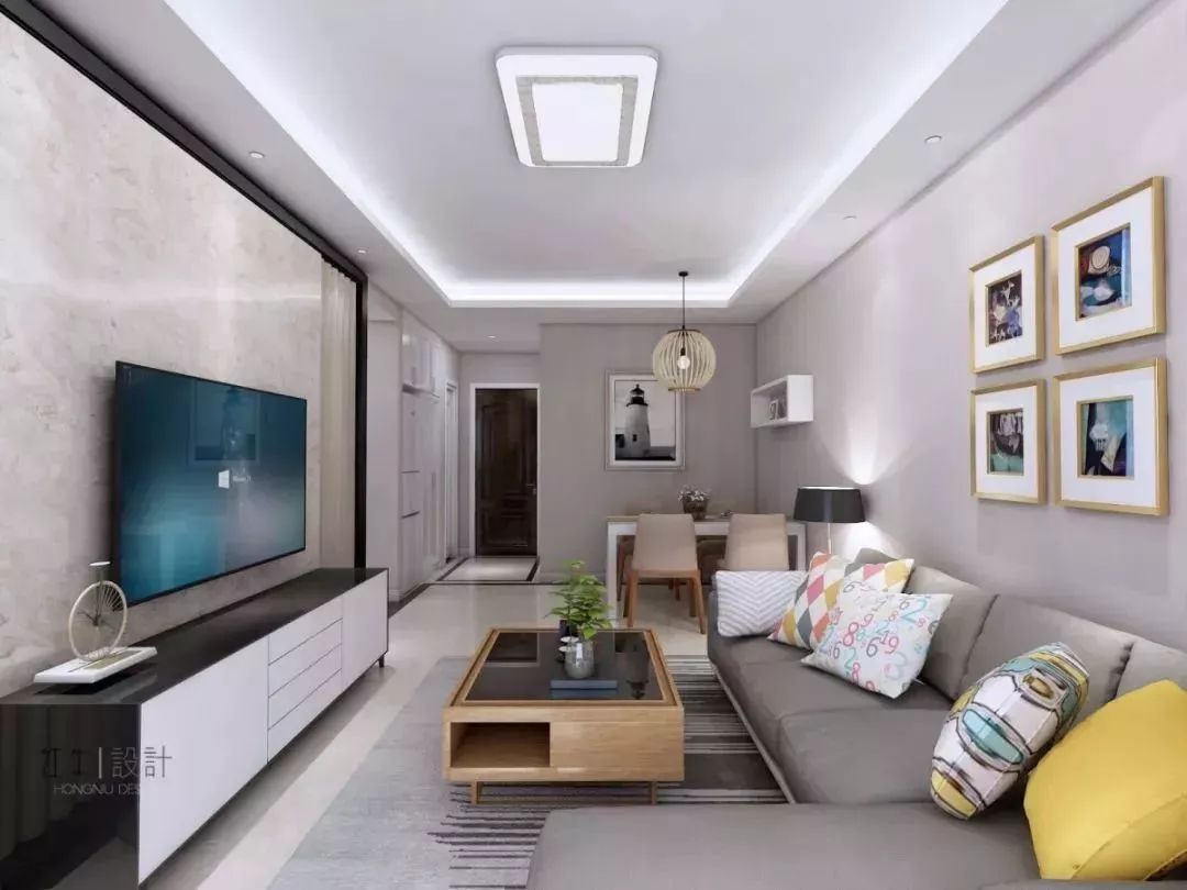 南京招商1872_89平米現(xiàn)代簡約風格裝修 簡約不簡單03