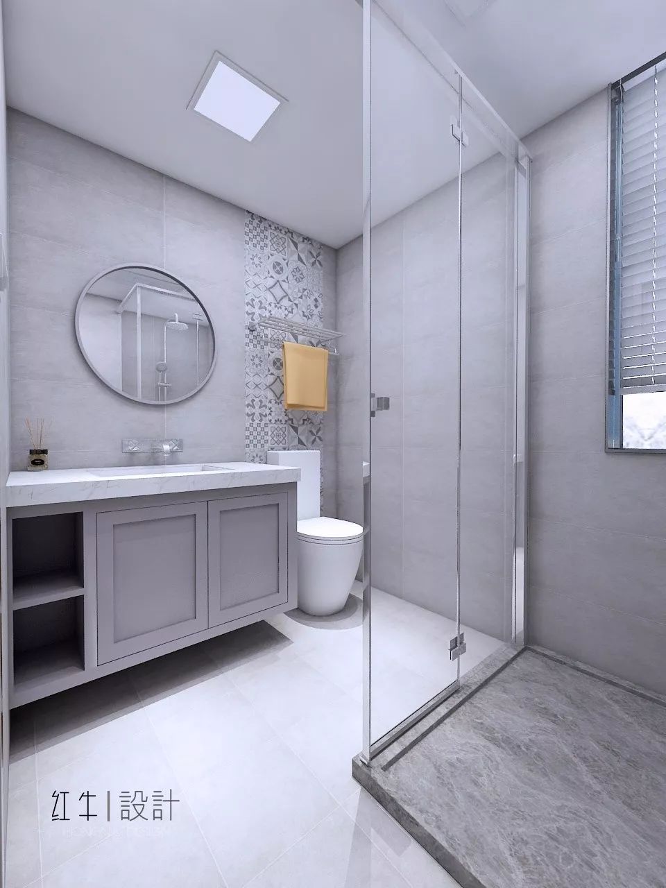 南京保利國際社區(qū)88平米現(xiàn)代簡約風格裝修09衛(wèi)生間