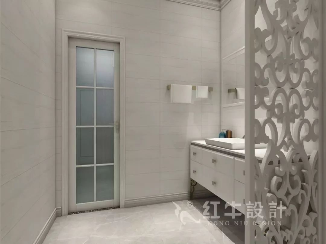 南京老房翻新--即便少掉一個衛(wèi)生間，也要單獨的衣帽間！18仇美蓉_康盛花園115㎡輕奢風(fēng)格裝修效果圖_衛(wèi)生間