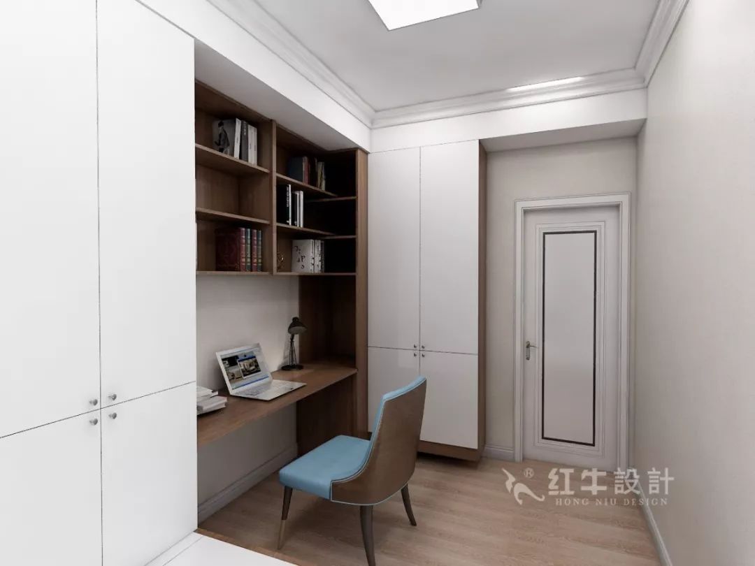 南京海賦尚城99㎡現(xiàn)代風(fēng)格--幸福的三口之家11書房