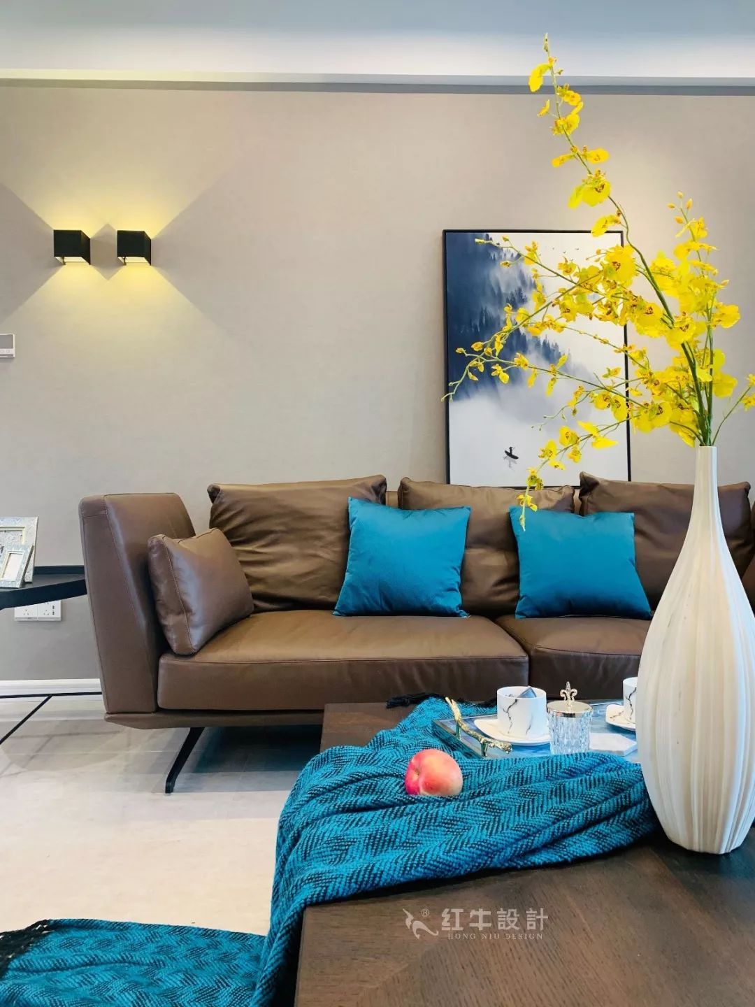 南京保利國際社區(qū)140㎡現(xiàn)代風(fēng)格--四室二廳大戶型，寬敞開闊又舒適！05客廳設(shè)計(jì)