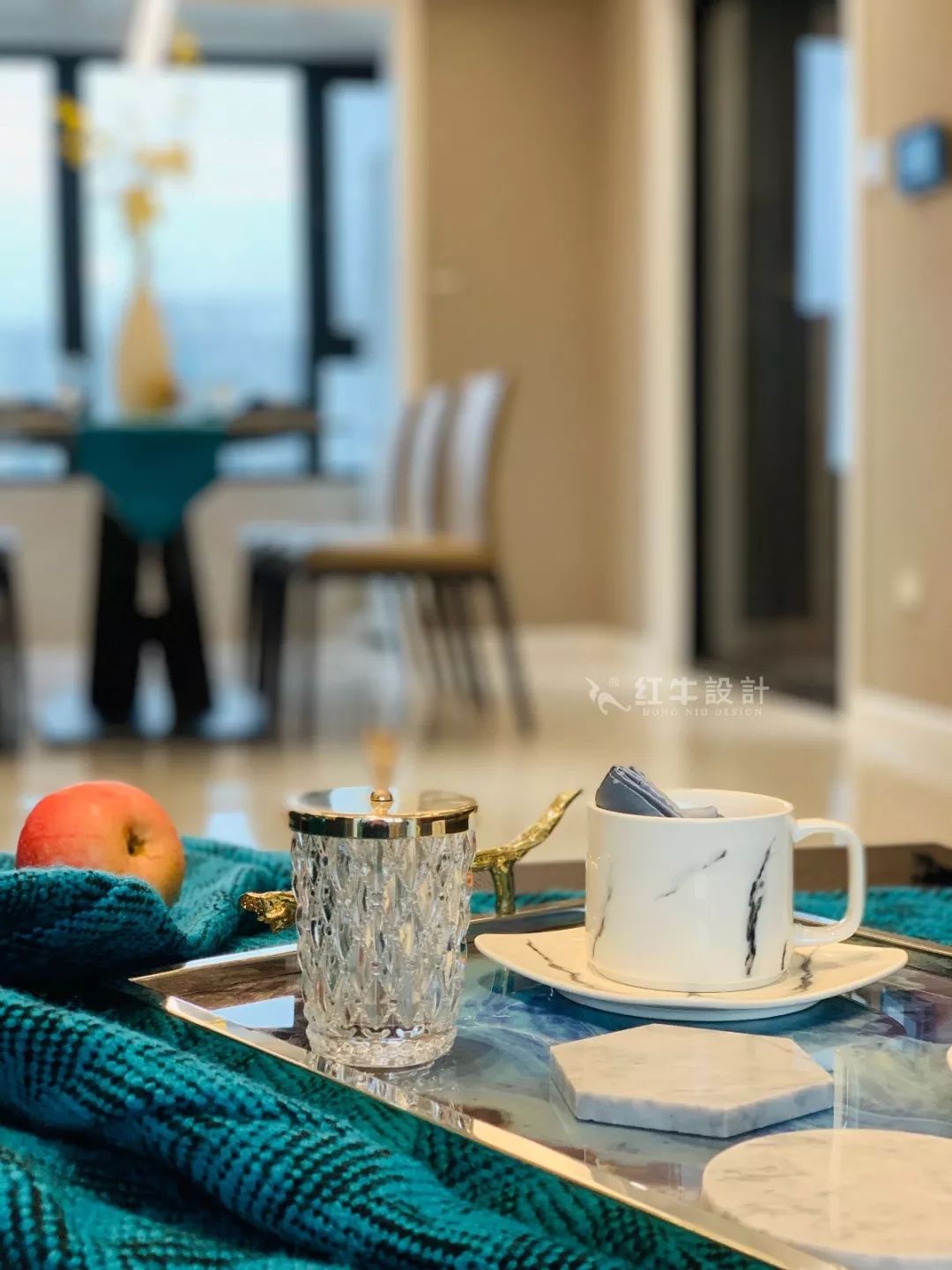 南京保利國際社區(qū)140㎡現(xiàn)代風(fēng)格--四室二廳大戶型，寬敞開闊又舒適！06客廳設(shè)計(jì)