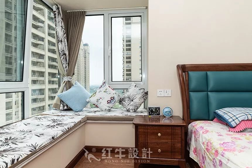 碧桂園鳳鳴苑160㎡簡美風(fēng)格--喜歡深色家具的看過來10主臥效果