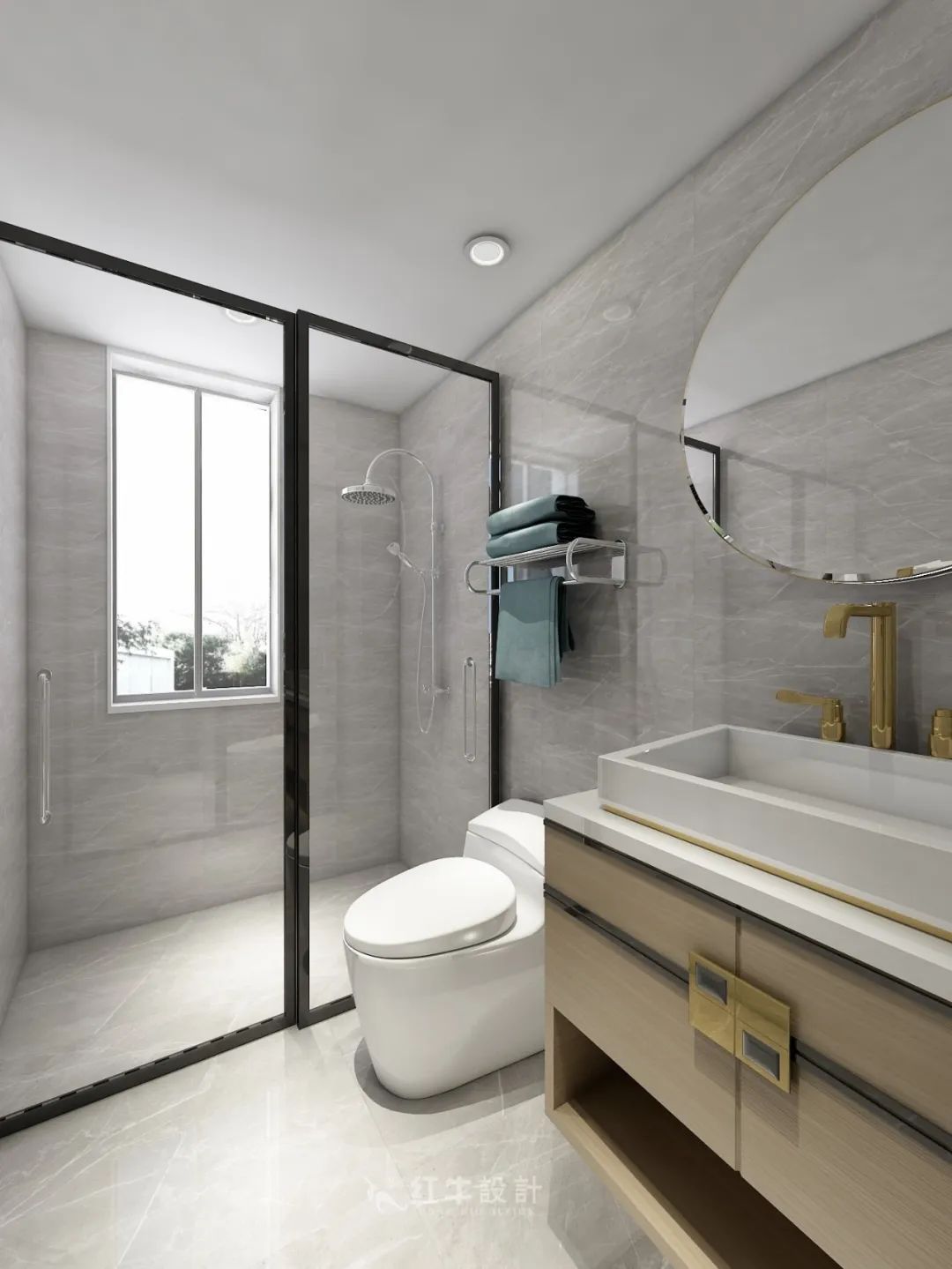 熊皓宇_同曦國際廣場140㎡輕奢風(fēng)格--改善性住房應(yīng)該這樣設(shè)計(jì)10主臥設(shè)計(jì)