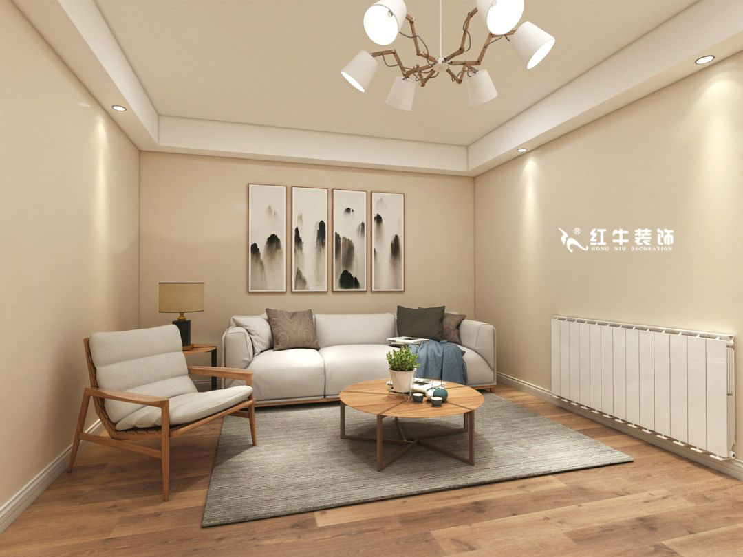 蔣琛_九條巷106㎡現(xiàn)代風(fēng)“養(yǎng)老房”裝修，給設(shè)計(jì)做減法！04客廳+logo