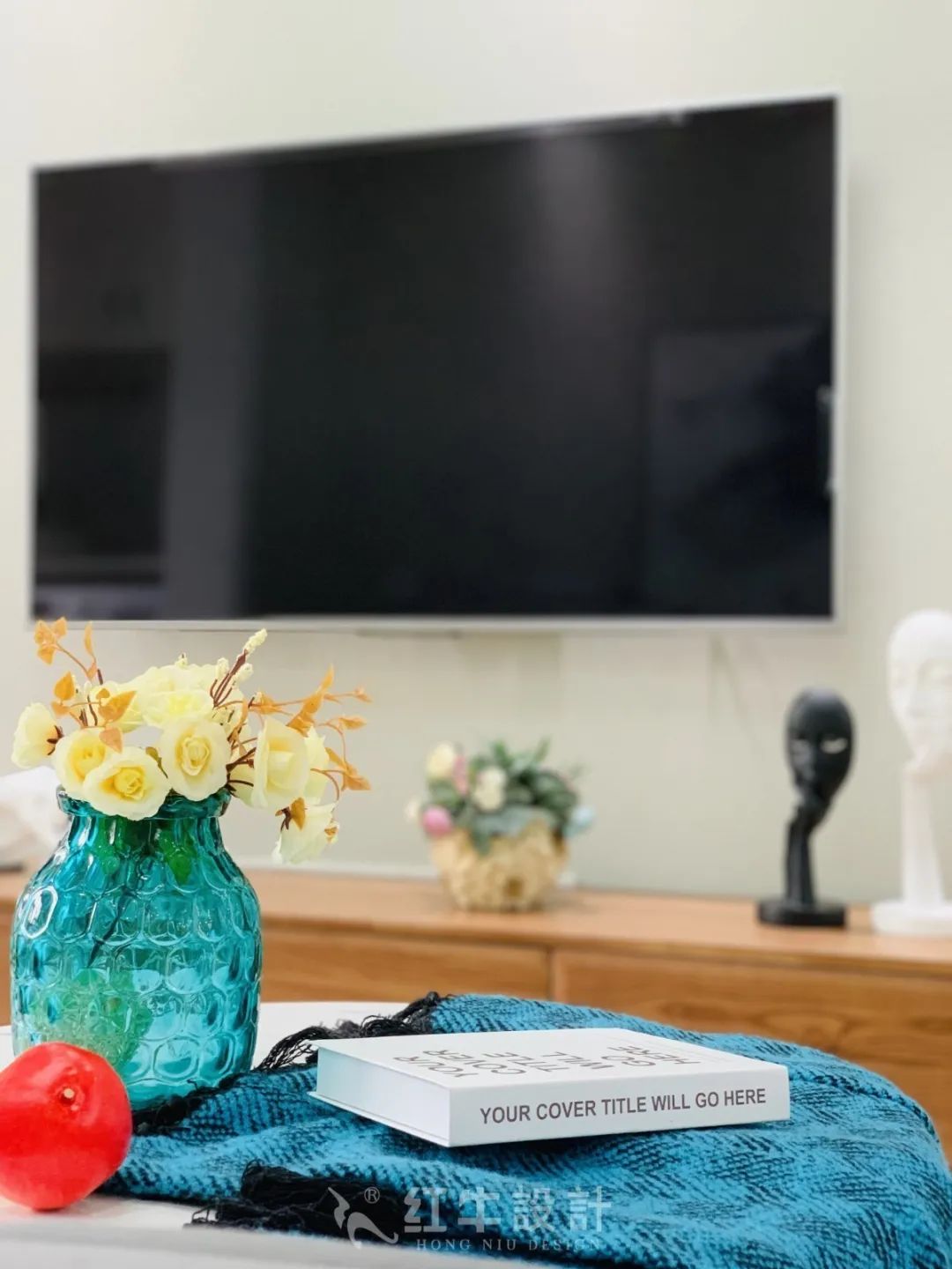 保利國際社區(qū)95㎡北歐風格--記錄毛坯到美家的蛻變過程07實景效果_客廳