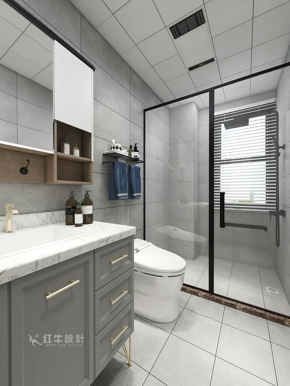 朱明琪_禧和苑89㎡北歐風(fēng)格--經(jīng)典小三房設(shè)計(jì)11衛(wèi)生間設(shè)計(jì)