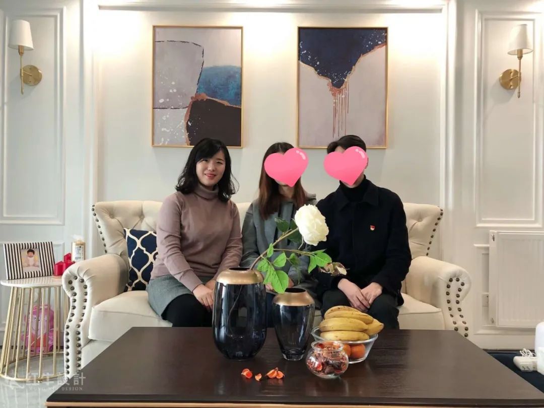 85后夫婦的美式輕奢家，起名“海藍之謎”！01設(shè)計師與業(yè)主的合照