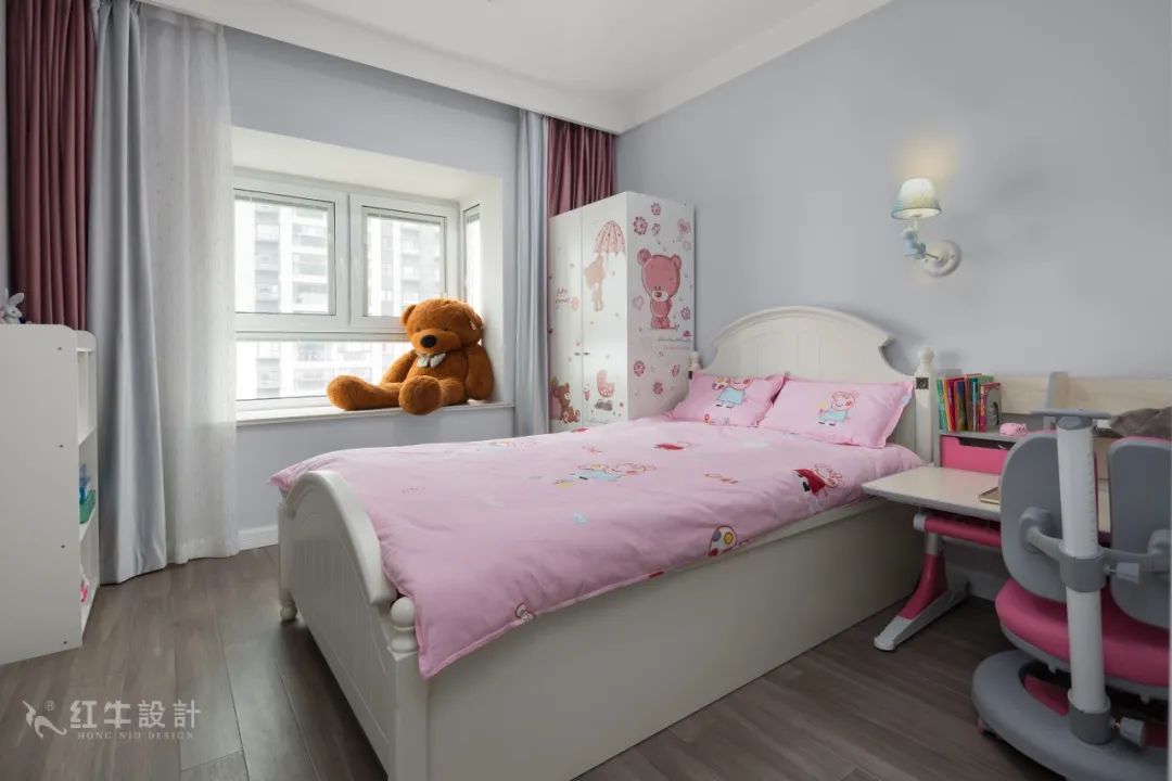 85后夫婦的美式輕奢家，起名“海藍之謎”！12兒童房