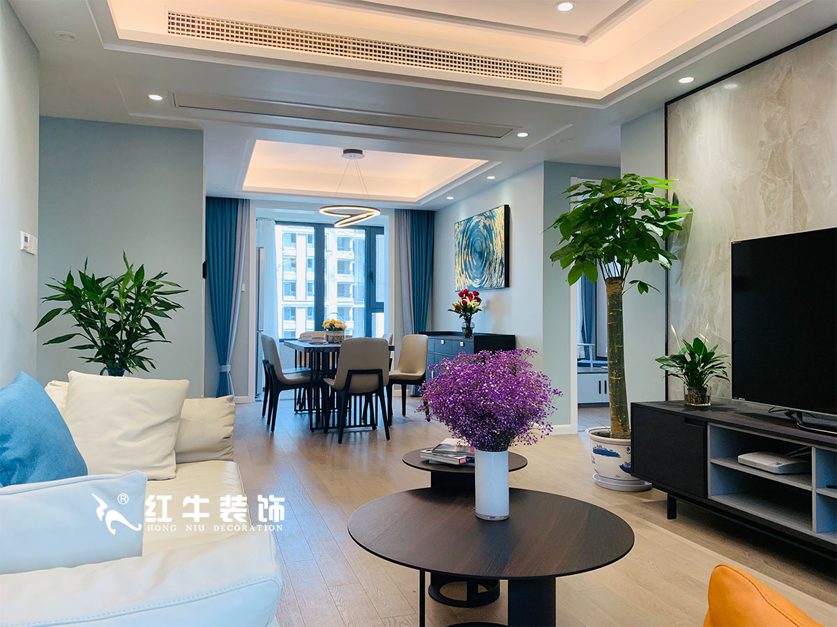 陸利民_保利國際社區(qū)3-2703-115㎡-現(xiàn)代風格（3室2廳1廚2衛(wèi)2陽臺￥183429）02客餐廳