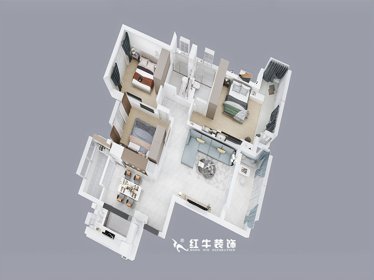 朱明琪_恒大雅苑24-1-603-130㎡-現(xiàn)代風(fēng)格00鳥瞰圖