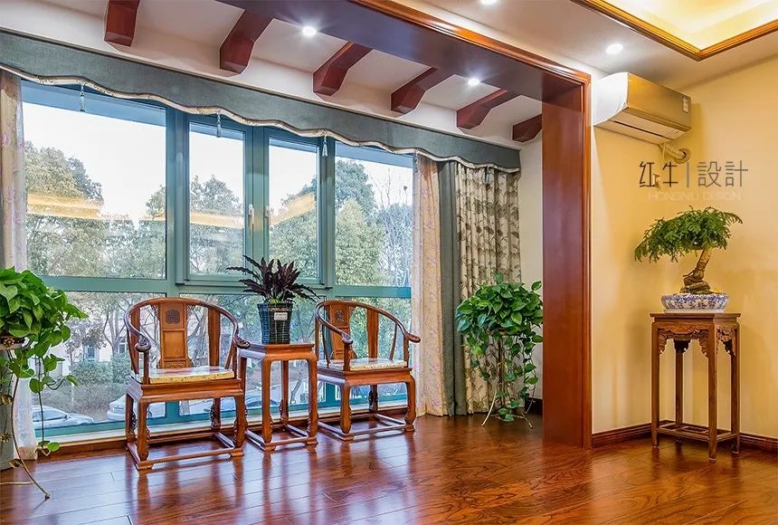 吳波_紅牛設(shè)計 · 大宅--280㎡ · 中式古典風(fēng)格 · 湯山東湖麗島14