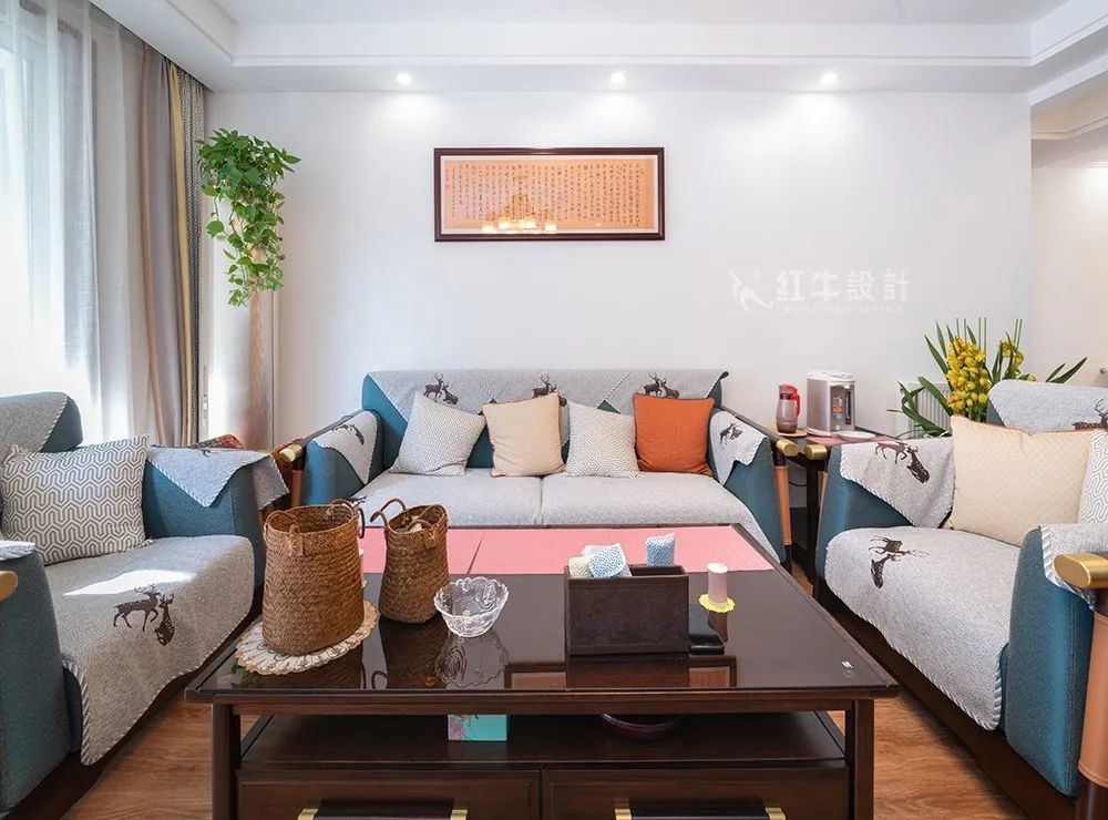 吳波_香格里拉東苑136㎡簡美風(fēng)格--喜歡深色家具的看過來01