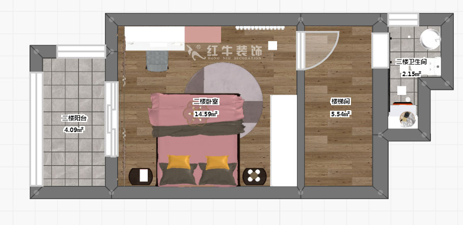 陶陽_金陵名人居1-8號-602-120㎡-現(xiàn)代簡約風格_3室2廳2衛(wèi)（二手房裝修）_定制家￥129560_全包13萬00_06彩平圖二樓