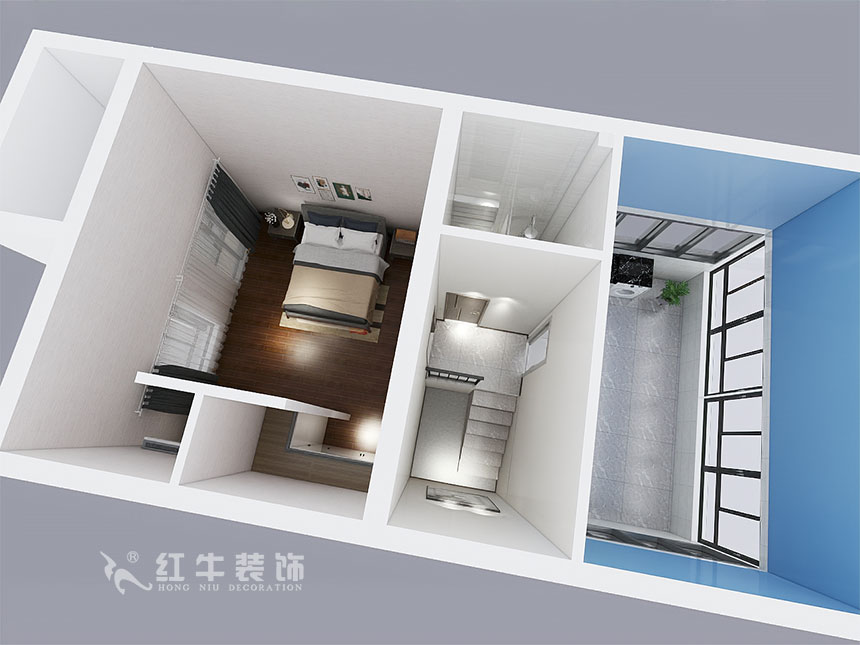 陸利民_香地美舍602-156㎡-新中式風(fēng)格_5室2廳3衛(wèi)（新房裝修）_定制家￥208000_全包25萬00_16四樓鳥瞰圖