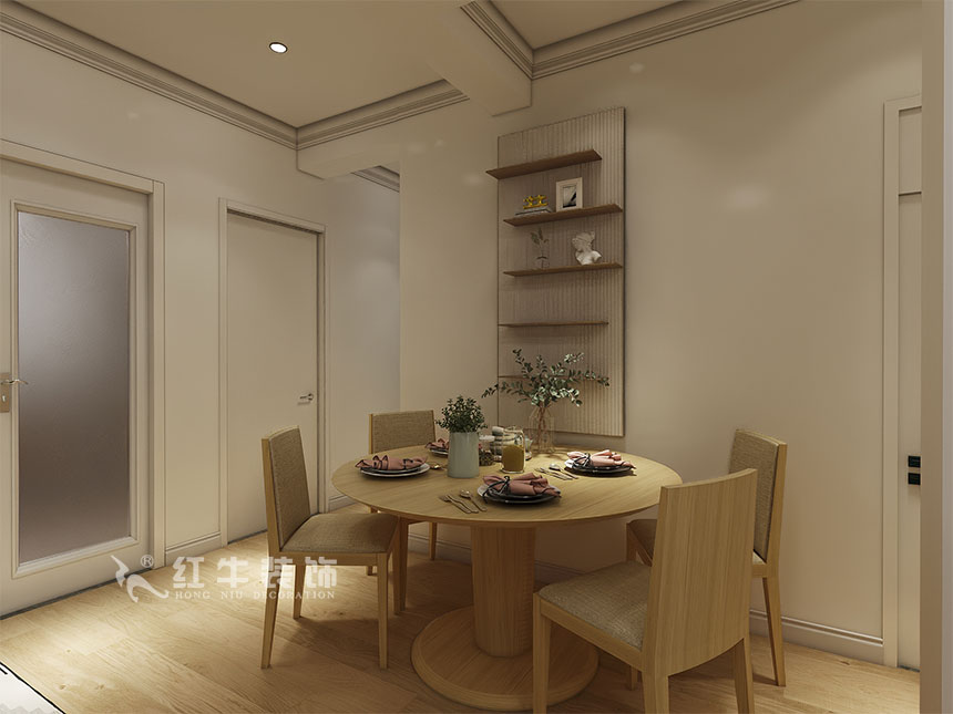 魏利利_津橋華府82㎡現(xiàn)代簡(jiǎn)約｜顛覆傳統(tǒng)客廳，即是休閑書(shū)吧又是影院07餐廳