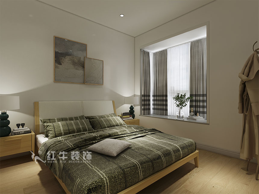 魏利利_津橋華府82㎡現(xiàn)代簡(jiǎn)約｜顛覆傳統(tǒng)客廳，即是休閑書(shū)吧又是影院09主臥