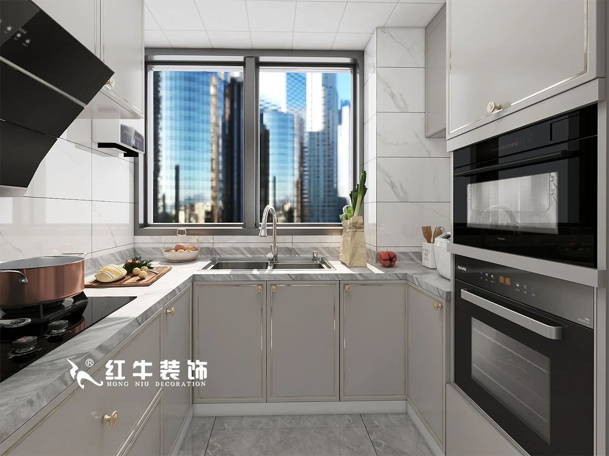 劉萍萍_仙龍灣山莊90㎡輕奢風(fēng)格｜加入一點(diǎn)金屬線條，這個家高級又溫柔！07