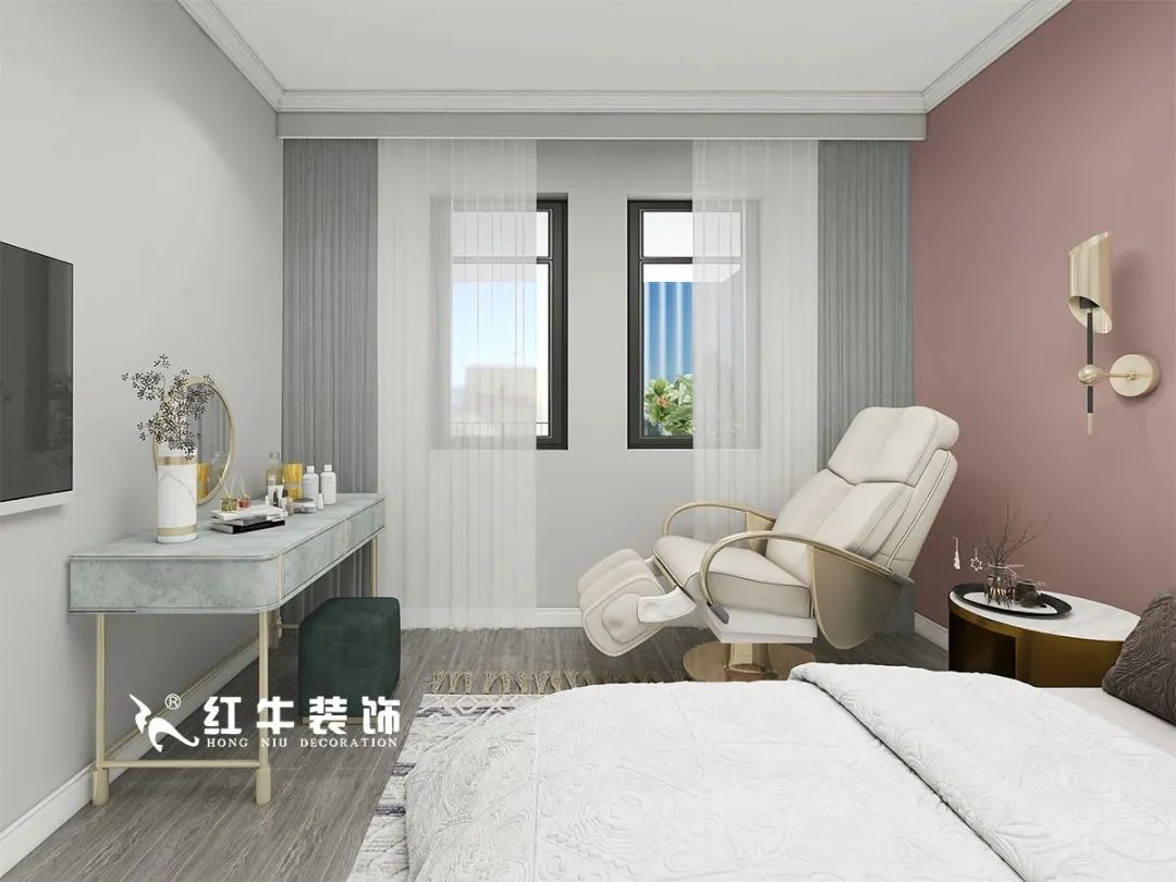 劉萍萍_仙龍灣山莊90㎡輕奢風(fēng)格｜加入一點(diǎn)金屬線條，這個家高級又溫柔！09