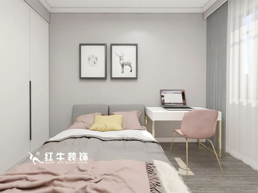 劉萍萍_仙龍灣山莊90㎡輕奢風(fēng)格｜加入一點(diǎn)金屬線條，這個家高級又溫柔！10