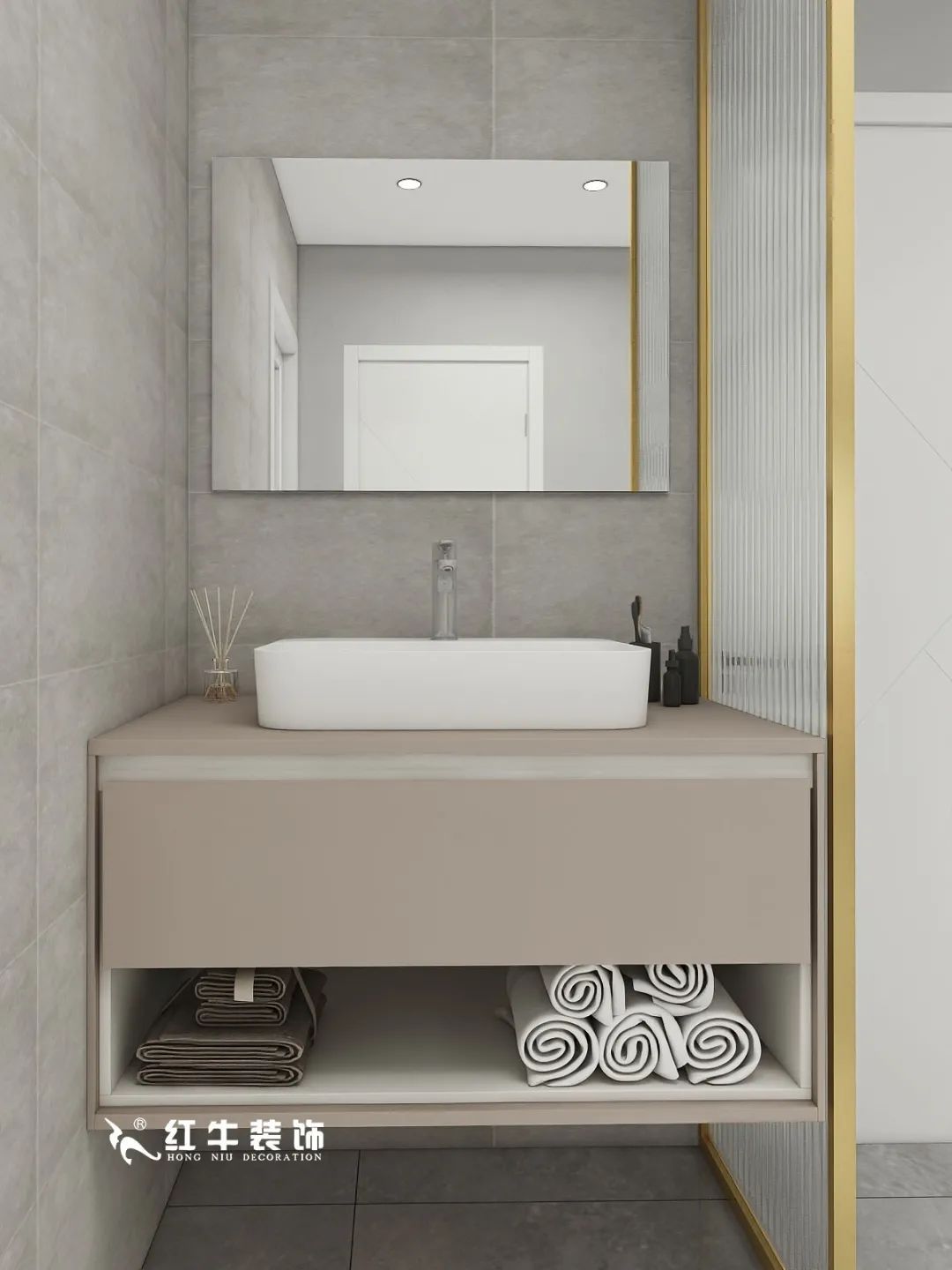 劉萍萍_仙龍灣山莊90㎡輕奢風(fēng)格｜加入一點(diǎn)金屬線條，這個家高級又溫柔！11