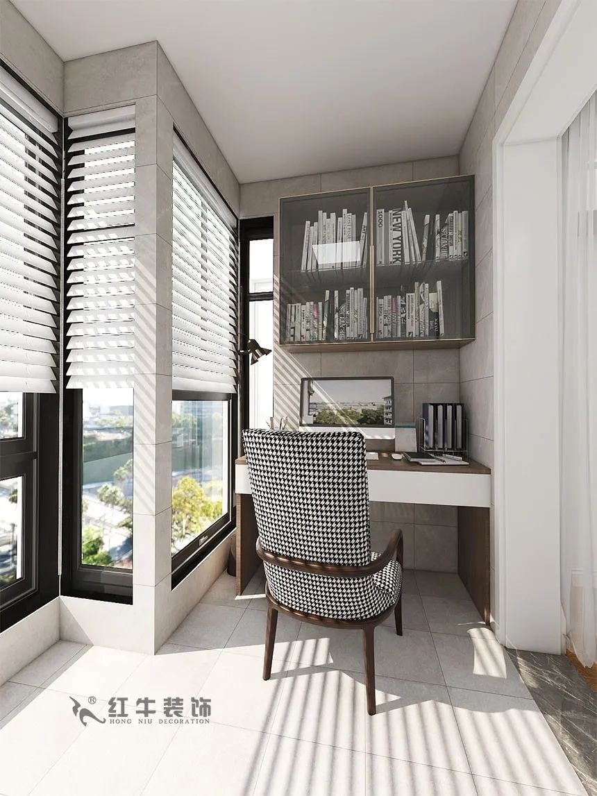 沙發(fā)不要靠墻，這樣設(shè)計才夠別致?。櫨阓東城水岸115㎡現(xiàn)代風(fēng)格_3室2廳1衛(wèi)_舊房裝修_全包17萬）12