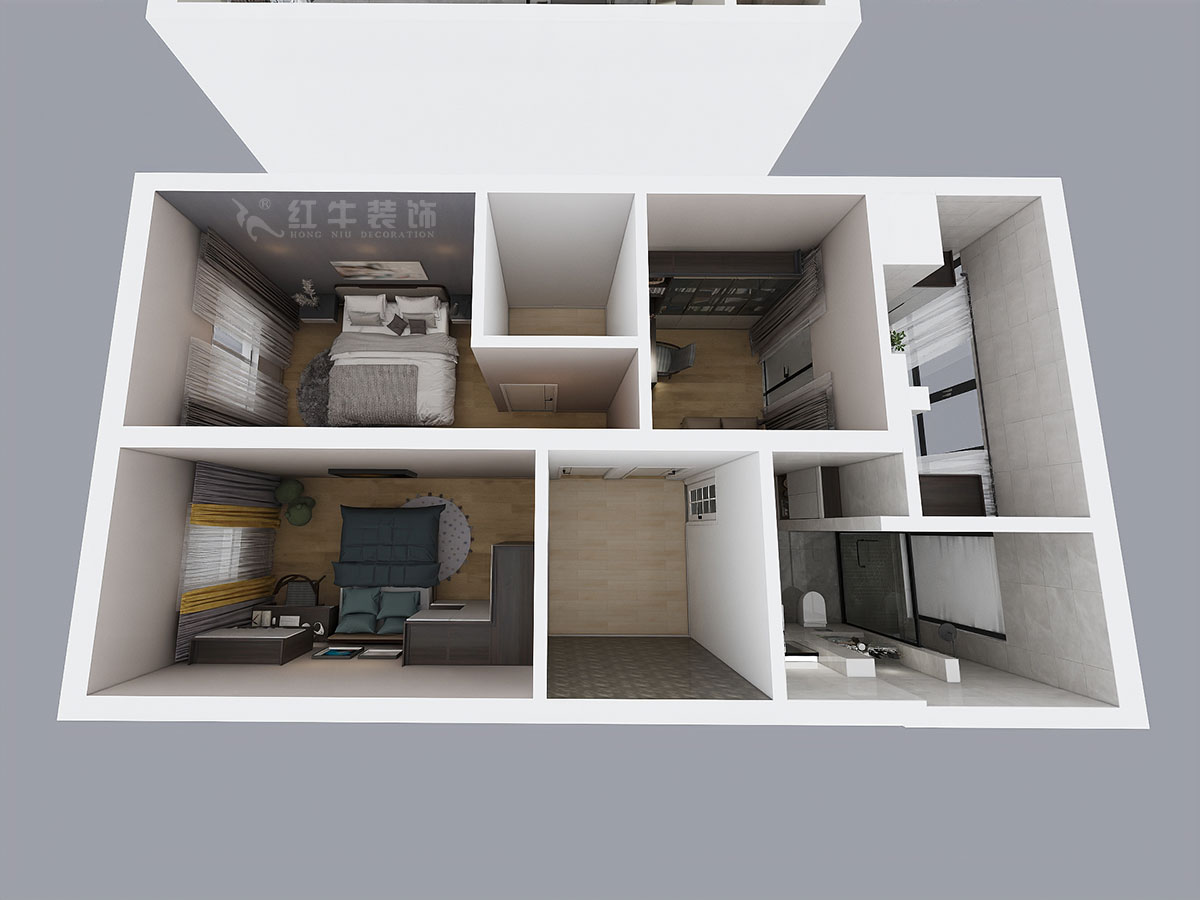 郭志成｜銀城千花溪3-505-130㎡-現(xiàn)代簡(jiǎn)約風(fēng)格｜3室2廳2衛(wèi)｜新房裝修｜定制家￥195986｜全包19