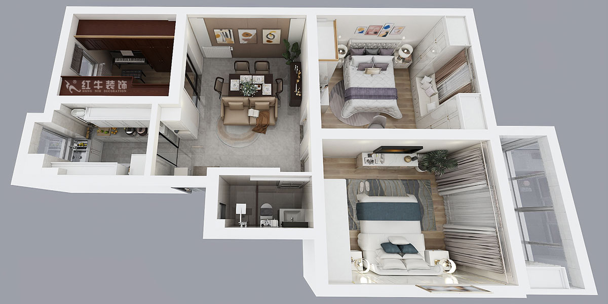 劉萍萍｜龍蟠中路474號5-601-82㎡-輕奢風格｜3室2廳1衛(wèi)｜老房裝修｜定制家￥121320｜全包11