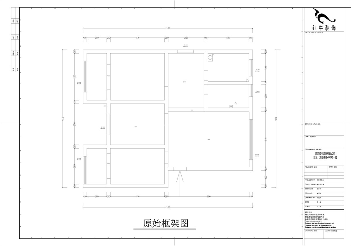 孟憲濤｜石門坎110號1-404-100㎡-現(xiàn)代簡約風格｜3室1廳1衛(wèi)｜老房裝修｜定制家｜全包14萬｜00_01原始框架圖