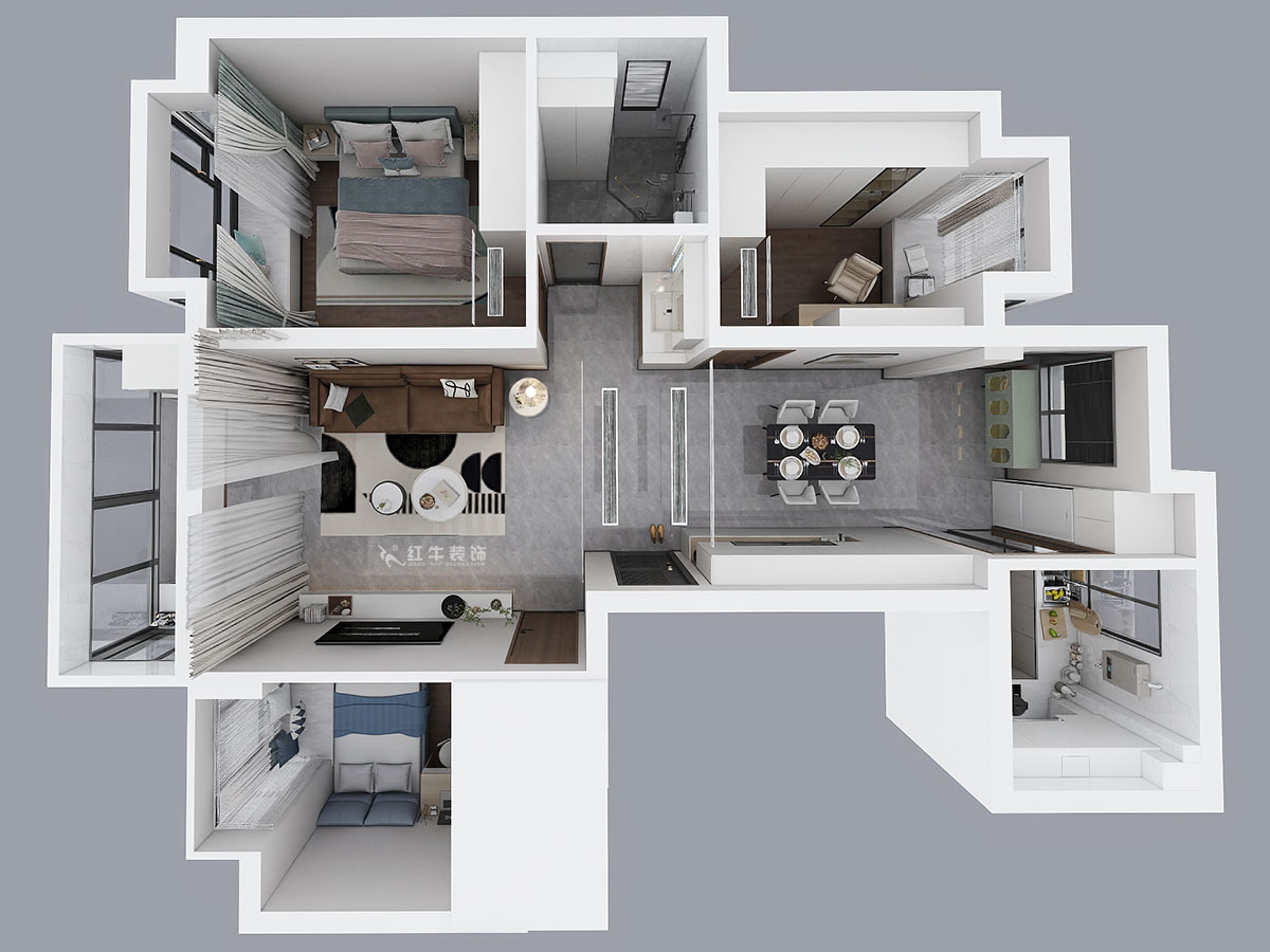 劉萍萍｜恒大林溪郡15-604-108㎡-現(xiàn)代簡約風(fēng)格｜3室2廳1衛(wèi)｜老房裝修｜定制家｜全包13