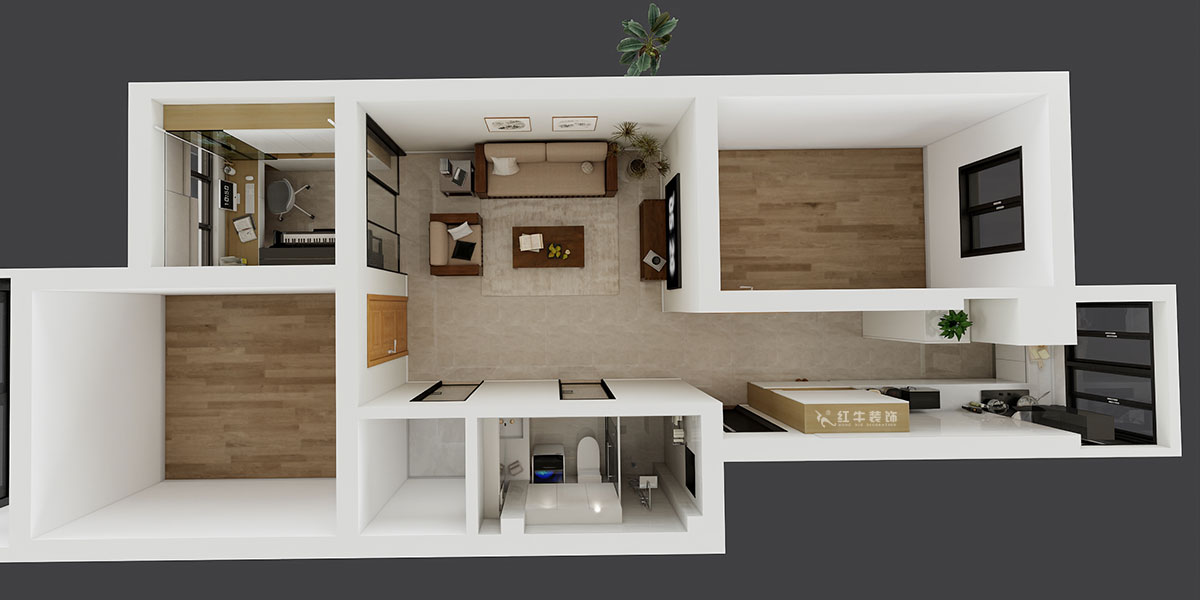 劉小勇｜御河苑6-209-82㎡-現(xiàn)代簡約風(fēng)格｜3室2廳1衛(wèi)｜老房裝修｜定制家｜全包11