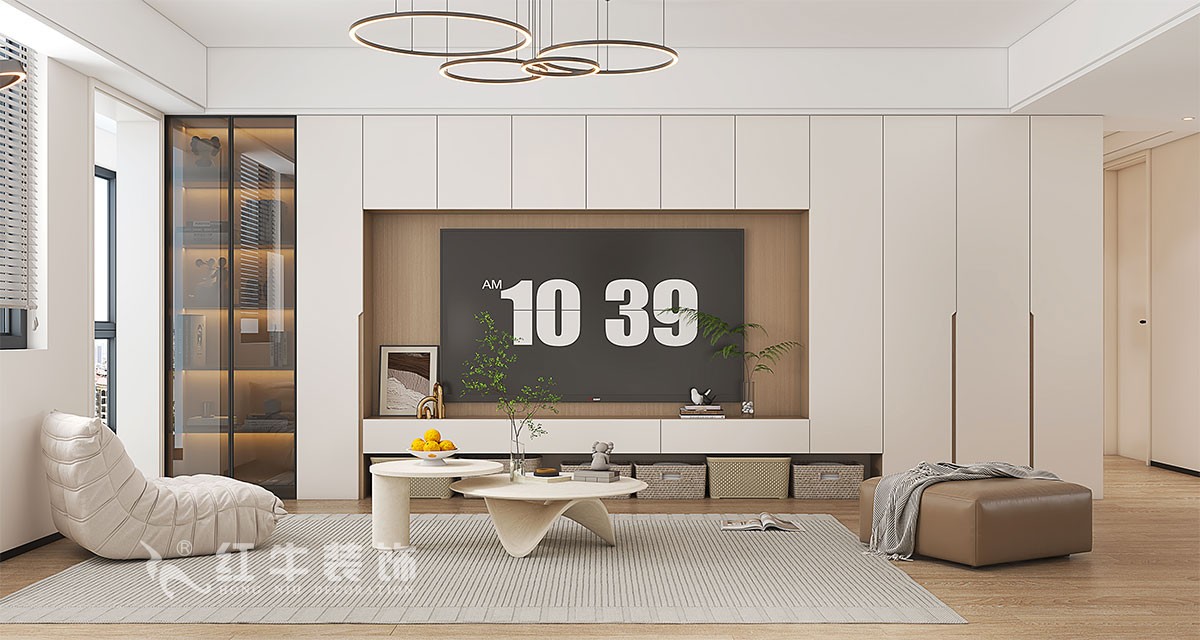 南京135㎡融僑中央花園裝修，邂逅簡(jiǎn)約內(nèi)斂的舒適生活