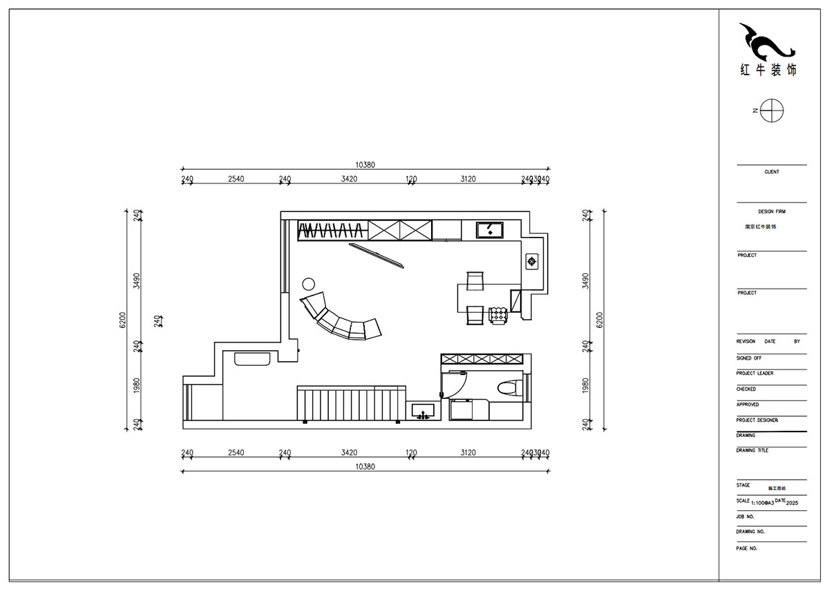 朱明琪｜萊茵鉑郡922室-69㎡-原木風(fēng)格｜復(fù)式｜loft公寓｜2室2廳2衛(wèi)｜老房裝修｜定制家｜全包12萬(wàn)｜00_02一樓平面設(shè)計(jì)圖