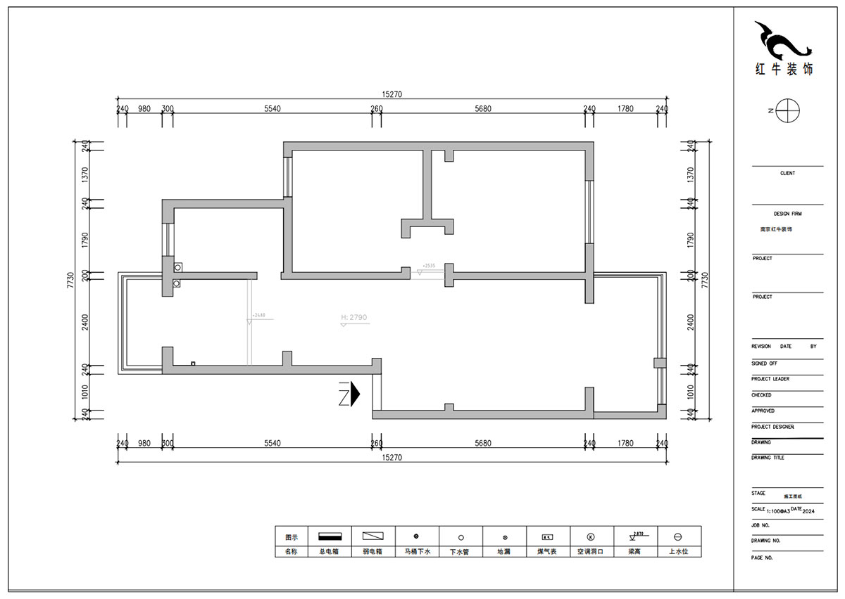 朱明琪｜美河園1-2-101-90㎡-現(xiàn)代風(fēng)格｜2室1廳1衛(wèi)｜老房改造｜定制家｜全包11萬(wàn)｜00_01原始結(jié)構(gòu)圖