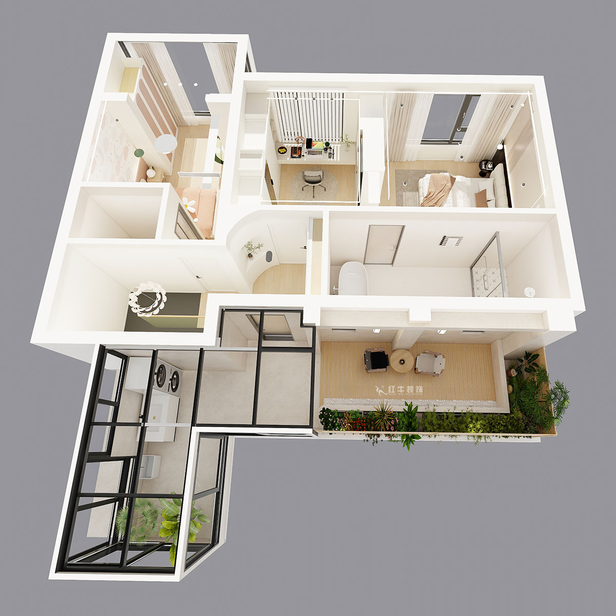 郭志成｜五礦瀾悅方山10-504-138㎡-現(xiàn)代風格｜復式｜3室2廳1廚3衛(wèi)｜老房裝修｜定制家｜全包21