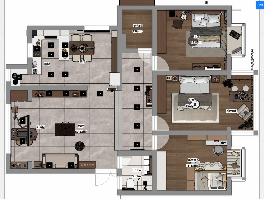 魏明花｜新理想佳園38-603-140㎡-宋氏美學風格｜3室2廳2衛(wèi)｜二手房裝修｜定制家｜全包14