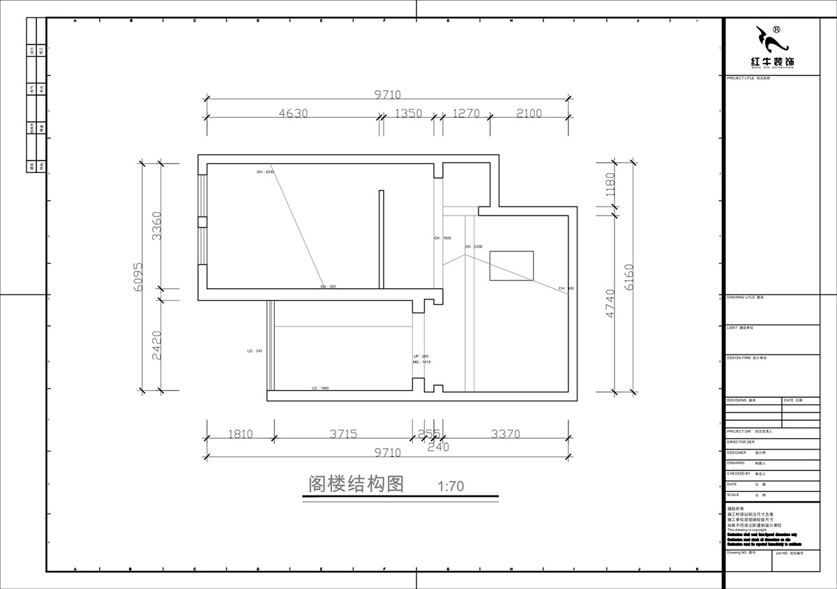 蔣?。鼕W體新城翠杉園15-507-(72+40)㎡-中古風(fēng)｜復(fù)式｜2室1廳1衛(wèi)+閣樓｜老房裝修｜定制家｜全包12萬｜00_05閣樓原始結(jié)構(gòu)圖