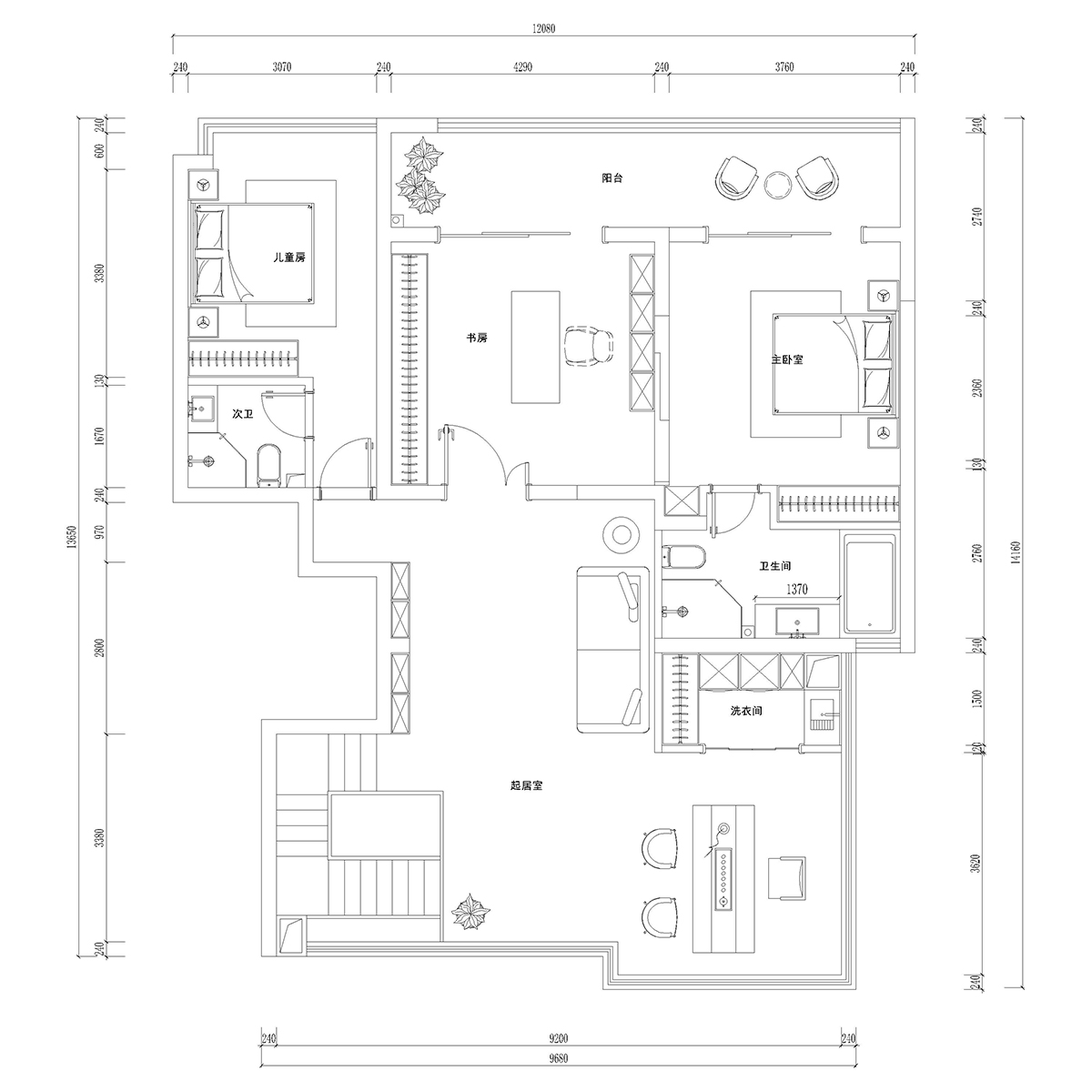 1200劉曉芳｜高淳中交榮域花園D區(qū)23-602-260㎡-中古風格｜躍層｜7室2廳4衛(wèi)｜新房裝修｜半包17